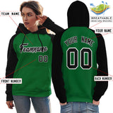Custom Women's Traditional All Ages Sport Pullover Raglan Sleeves Hoodie Stitched Name Number Fashion Sweatshirt