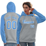 Custom Unique Raglan Sleeves Pullover Hoodie Sportswear Embroideried Your Team Logo and Number For Women
