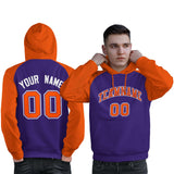 Custom Stitched Your Team Logo and Number Raglan Sleeves Fashion Pullover Sweatshirt Hoodie For All Age Man