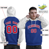 Custom Stitched Your Team Logo and Number Raglan Sleeves Fashion Pullover Sweatshirt Hoodie For All Age Man