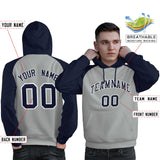 Custom Pullover Hoodie Raglan Sleeves Embroideried Your Team Logo Personalized Hip Hop Sportswear For All Age Man