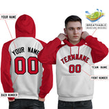 Custom Man's Unique Raglan Sleeves Pullover Hoodie Sportswear Embroideried Your Team Logo and Number Fashion Wearshirt