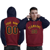 Custom Personalized Pullover Raglan Sleeves Fashion Hoodie Sportswear For Man Fashion Wearshirt Stitched Name Number