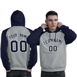 Custom For Man Individualized Pullover Raglan Sleeves Fashion Hoodie Sportswear Sports Wearshirt Stitched Team Name Number Logo