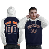 Custom Man's Individualized Pullover Raglan Sleeves Fashion Hoodie Sportswear Sports Wearshirt Stitched Name Number
