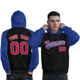 Custom Man's Cotton Pullover Raglan Sleeves Hoodie Personalized Stitched Text Logo And Number Sweatshirt
