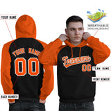 Custom Man's Cotton Pullover Raglan Sleeves Hoodie Personalized Embroideried Your Team Logo Sportsweat