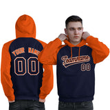 Custom Man's Cotton Pullover Raglan Sleeves Hoodie Personalized Embroideried Your Team Logo Sportsweat