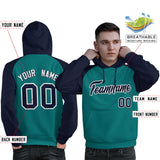 Custom Man's Raglan Sleeves Universal Pullover Hoodie Embroideried Your Team Logo And Number Fashion Sportswear