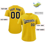 Custom Stripe Fashion Baseball Jersey Personalized Shirt