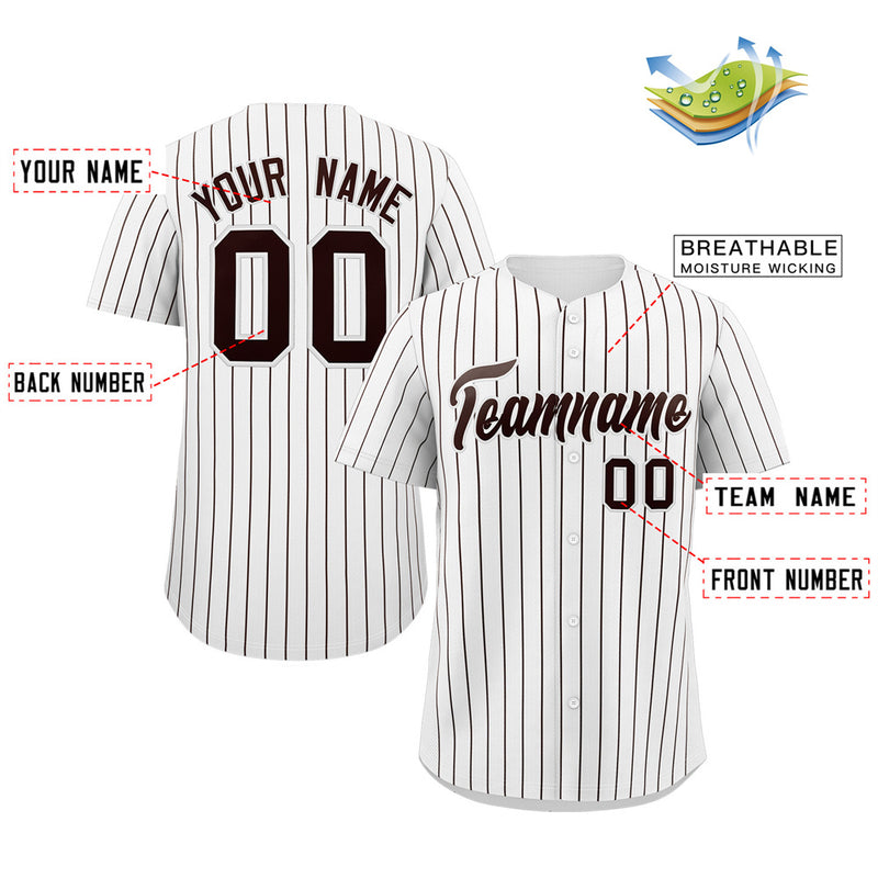 Custom Stripe Fashion Baseball Jersey Printed Personalized Sportswear