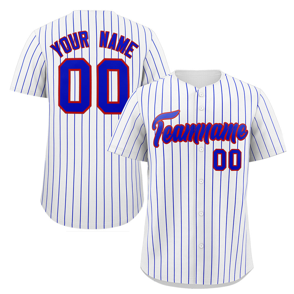 Custom Stripe Fashion Baseball Jersey Printed Personalized Sportswear