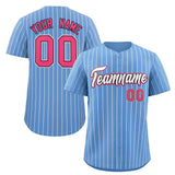 Custom Stripe Fashion Baseball Jersey Button Design Outdoor Training Shirt