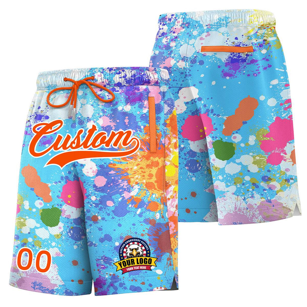 Custom Graffiti Pattern Shorts Personalized Style For Men/Youth