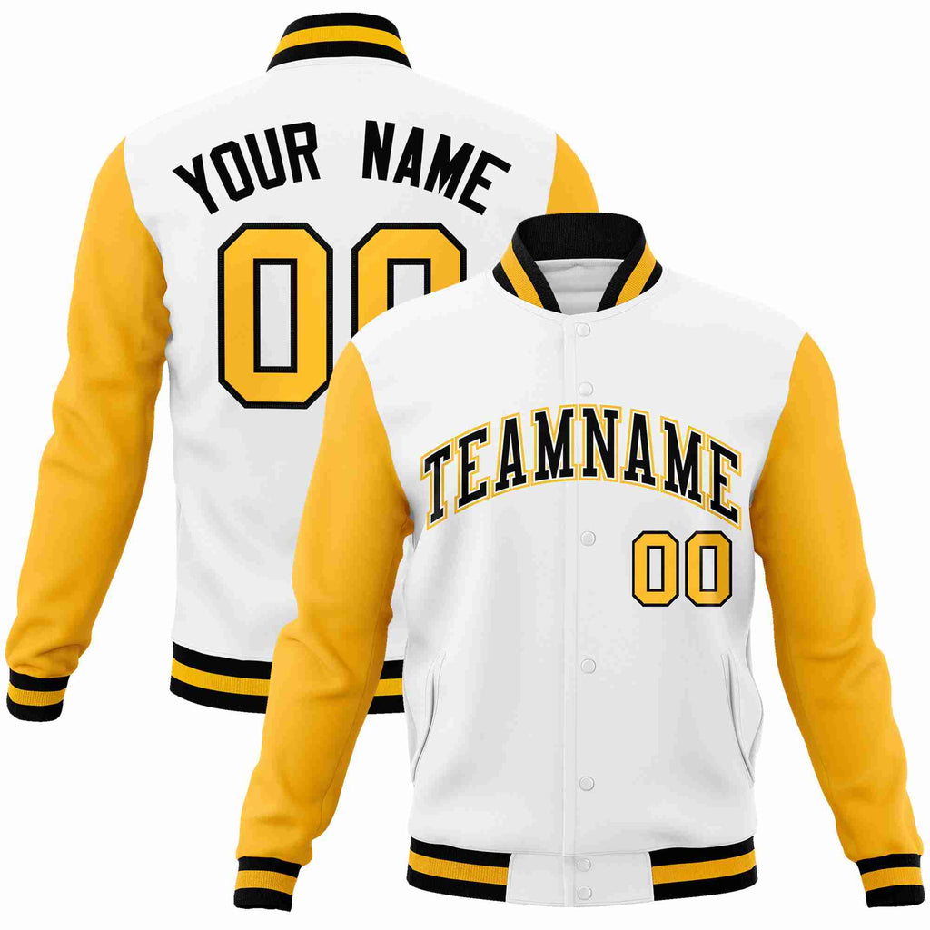 Custom Bull Raglan Sleeves Varsity Letterman Jacket For Baseball Coat