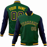 Custom Curved Raglan Sleeves Varsity Letterman Jacket For Baseball Coat