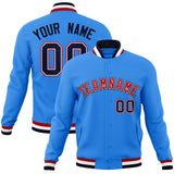 Custom Classic Style Jacket Personalized  Baseball Unisex Coats Sport Sweatshirt