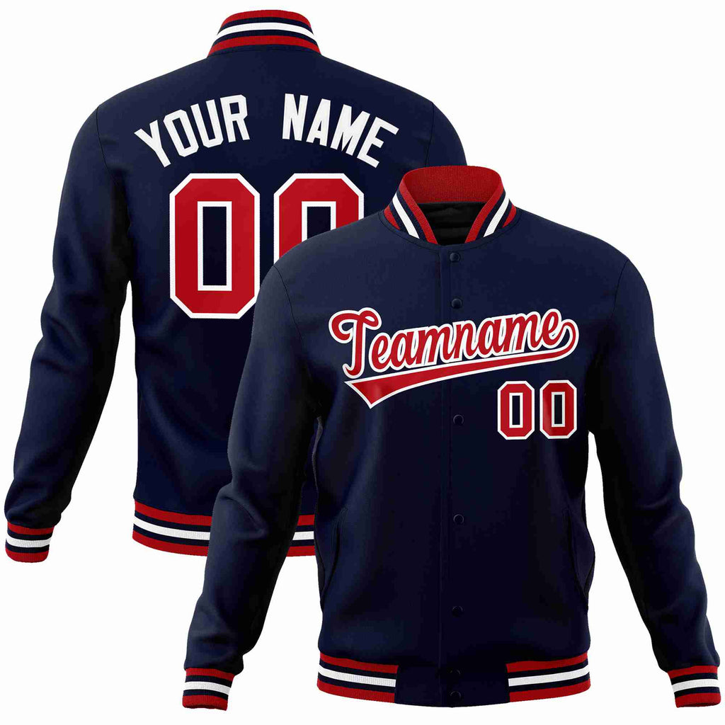 Custom Classic Style Jacket Personalized Your Own Baseball Casual Jacket