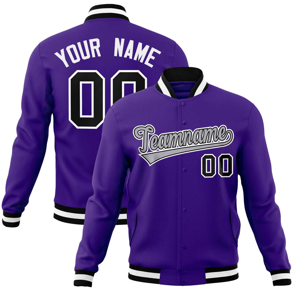 Custom Classic Style Jacket Personalized Your Own Baseball Casual Wear Sweatshirt