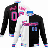 Custom Heat Letterman Two Tone Split Fashion Jacket For Baseball Coat
