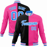 Custom Heat Letterman Two Tone Split Fashion Jacket For Baseball Coat