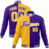 Custom Heat Letterman Two Tone Split Fashion Jacket For Baseball Coat