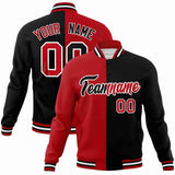 Custom Heat Letterman Two Tone Split Fashion Jacket For Baseball Coat