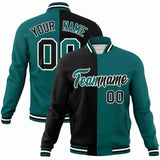 Custom Heat Letterman Two Tone Split Fashion Jacket For Baseball Coat