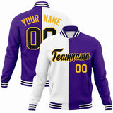 Custom Heat Letterman Two Tone Split Fashion Jacket For Baseball Coat