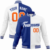 Custom Heat Letterman Two Tone Split Fashion Jacket For Baseball Coat
