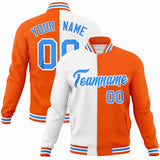 Custom Heat Letterman Two Tone Split Fashion Jacket For Baseball Coat