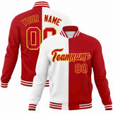 Custom Heat Letterman Two Tone Split Fashion Jacket For Baseball Coat