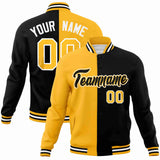 Custom Heat Letterman Two Tone Split Fashion Jacket For Baseball Coat