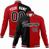 Custom Heat Letterman Two Tone Split Fashion Jacket For Baseball Coat