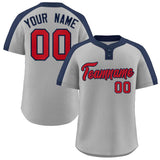 Custom Two-Button Baseball Jersey Classic Style Training Baseball Shirt Sports Uniform