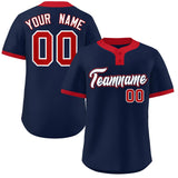 Custom Two-Button Baseball Jersey Classic Style Personalized Baseball Shirt Sports Uniform
