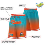 Custom Gradient Fashion Shorts Personalized Style For Men/Youth