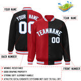 Custom Split Fashion Jacket Personalized Baseball Stitched Coat