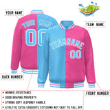 Custom Split Fashion Jacket Personalized Baseball Stitched Coat