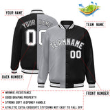 Custom Split Fashion Jacket Personalized Baseball Stitched Coat