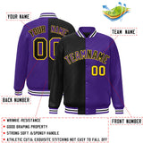 Custom Split Fashion Jacket Personalized Baseball Stitched Coat