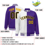 Custom Split Fashion Jacket Personalized Baseball Stitched Coat