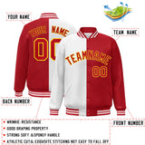 Custom Split Fashion Jacket Personalized Baseball Stitched Coat