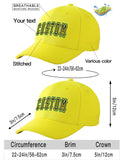 Custom Baseball Cap Personalized With Your Text