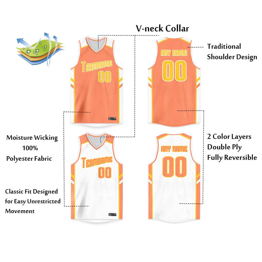 Custom Double Side Basketball Jersey Tops Performance Uniform