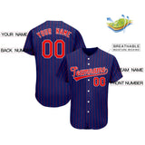 Custom Stripe Fashion Baseball Jersey Button Down Design Shirts