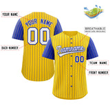 Custom Stripe Fashion Baseball Jersey Button Design Outdoor Shirt