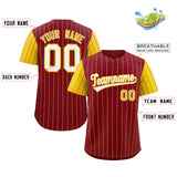 Custom Stripe Fashion Baseball Jersey Softball Uniform For Training