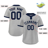 Custom Two-Button Baseball Jersey Classic Style  Sport Traning Shirt