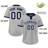 Custom Two-Button Baseball Jersey Classic Style Team Shirts For Adults